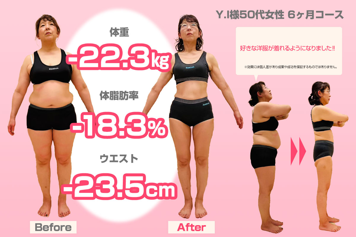 痩身整体改善事例
